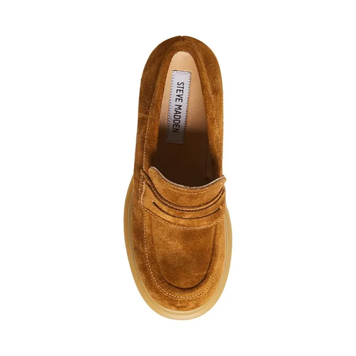 Steve Madden Louise Chestnut Suede Womens Heels