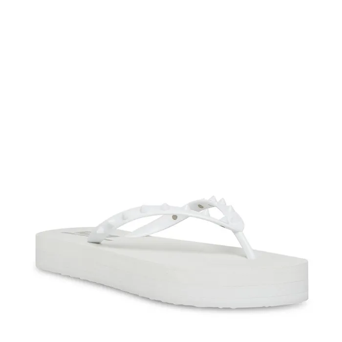 Steve Madden Lumi White Womens Sandals