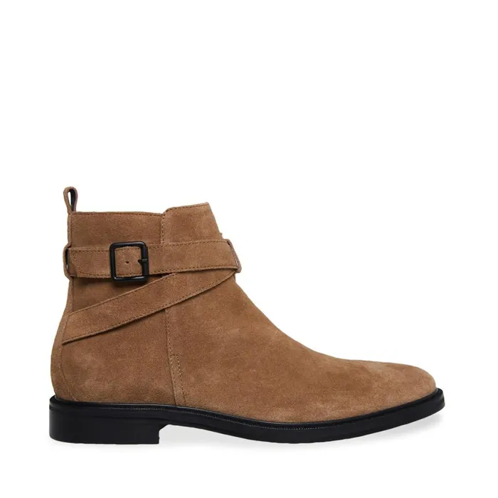 Steve Madden Matthew Taupe Suede Mens Boots