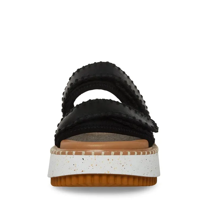 Steve Madden Otto Black Multi Womens Sandals