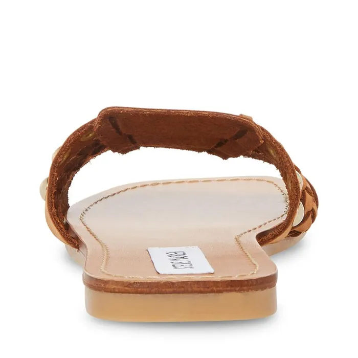Steve Madden Paradise Tan Leather Womens Sandals