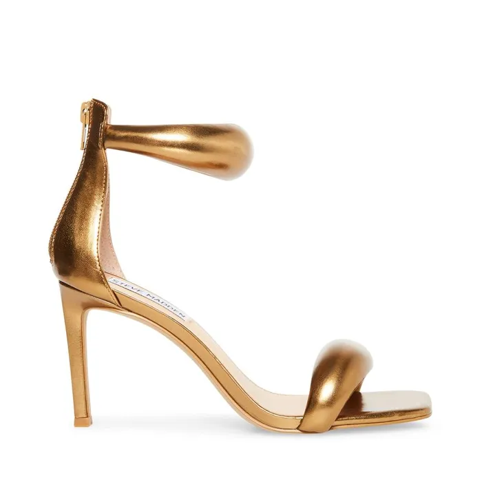 Steve Madden Partay Bronze Womens Heels