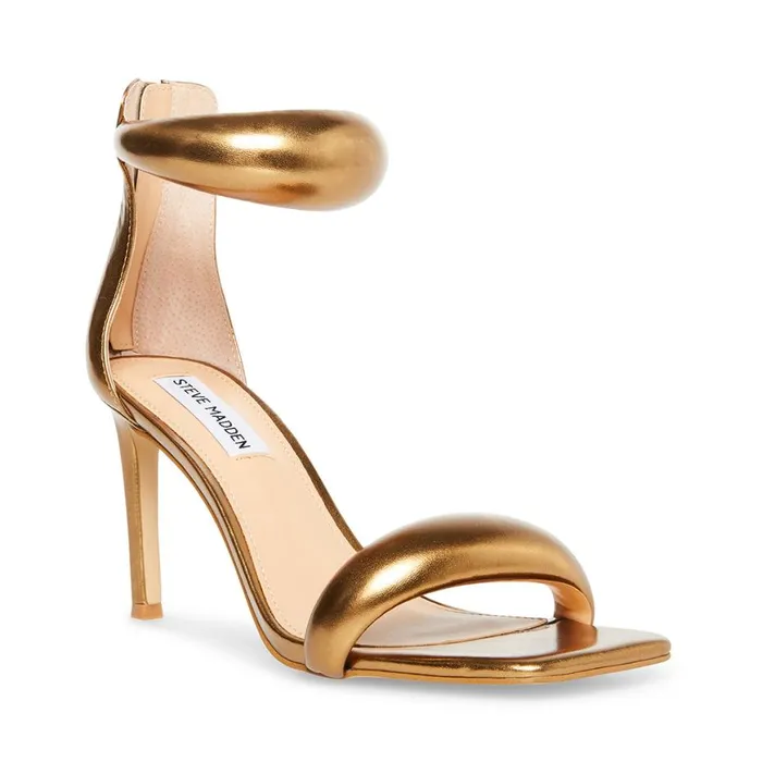 Steve Madden Partay Bronze Womens Heels