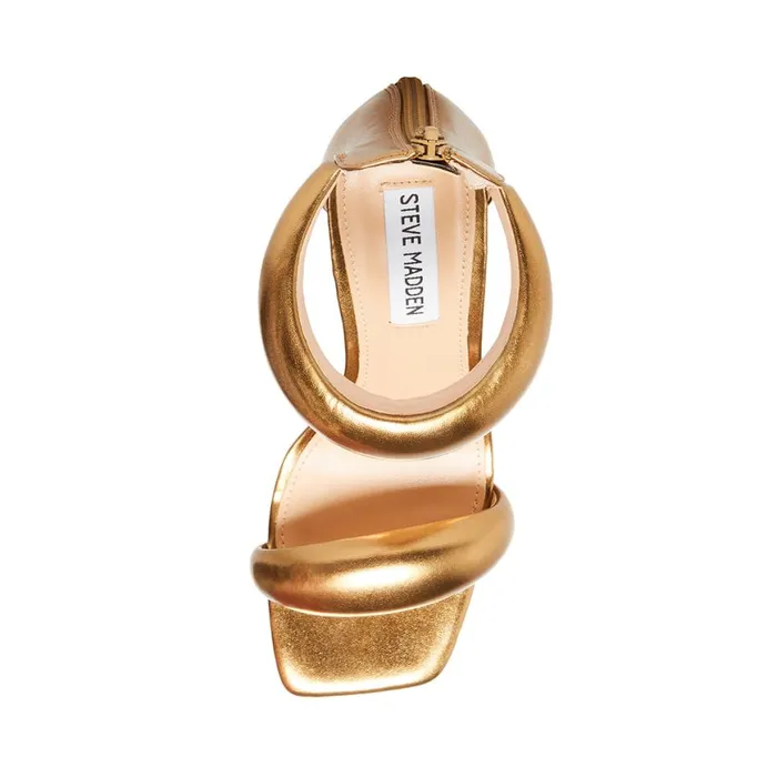 Steve Madden Partay Bronze Womens Heels