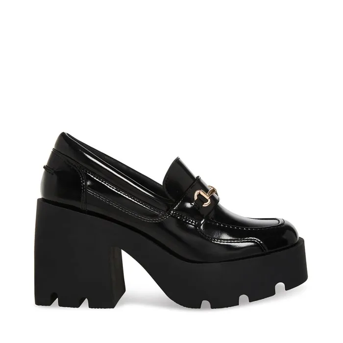 Steve Madden Penelope Black Patent Womens Heels