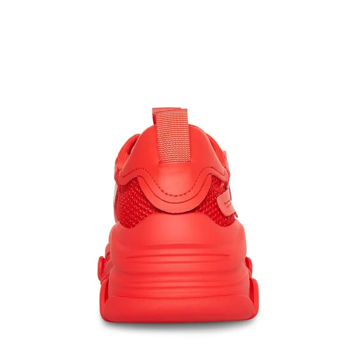 Steve Madden Possession Red Womens Sneakers