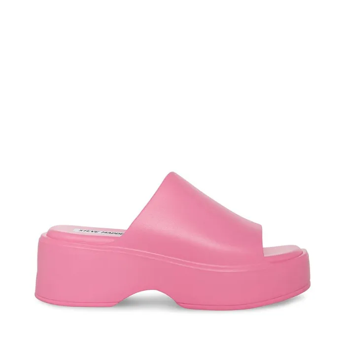 Steve Madden SlinkyJ Pink Womens Sandals