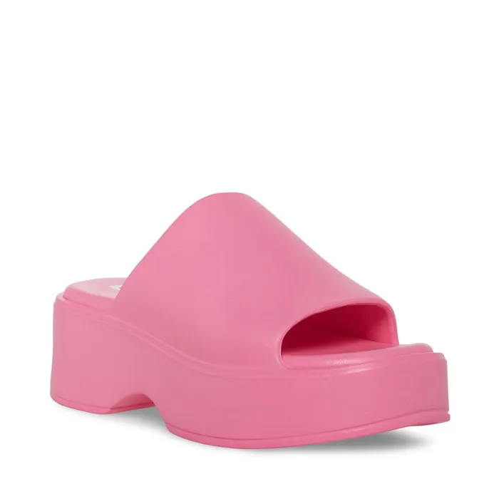 Steve Madden SlinkyJ Pink Womens Sandals