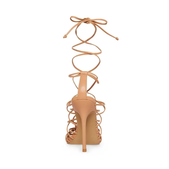 Steve Madden Sonyah Tan Womens Heels