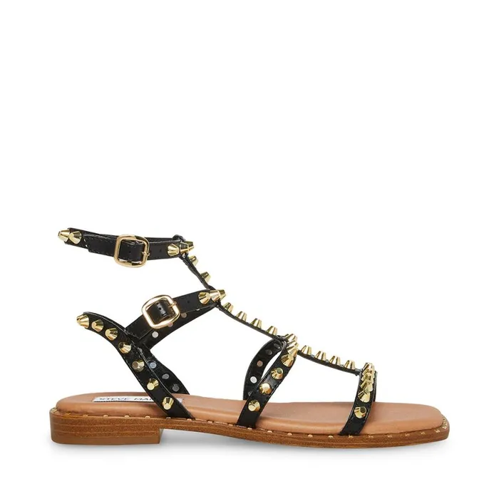 Steve Madden Sunnie Black Womens Sandals