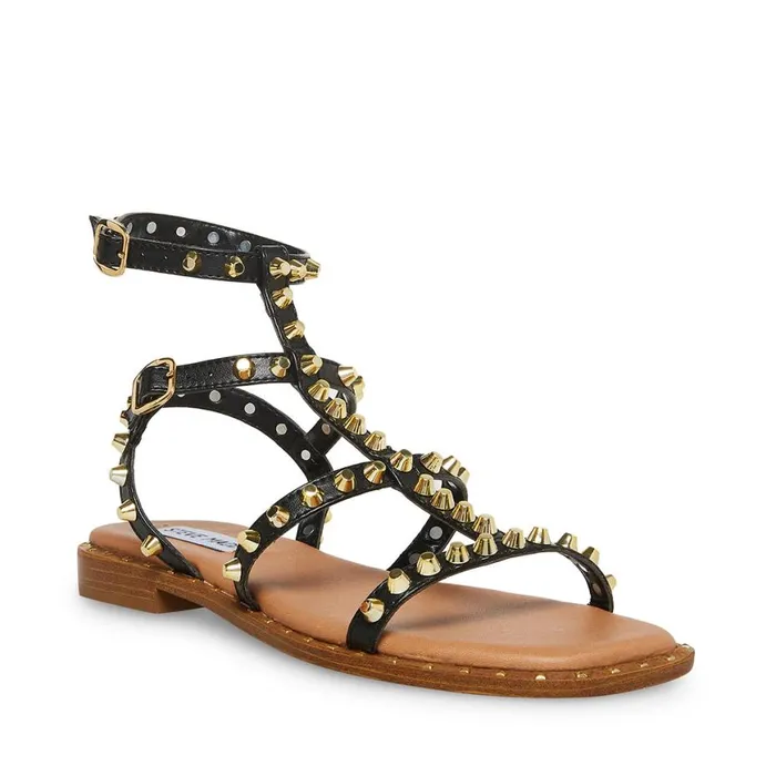 Steve Madden Sunnie Black Womens Sandals