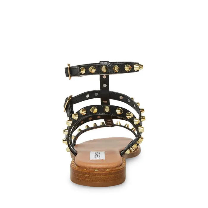 Steve Madden Sunnie Black Womens Sandals