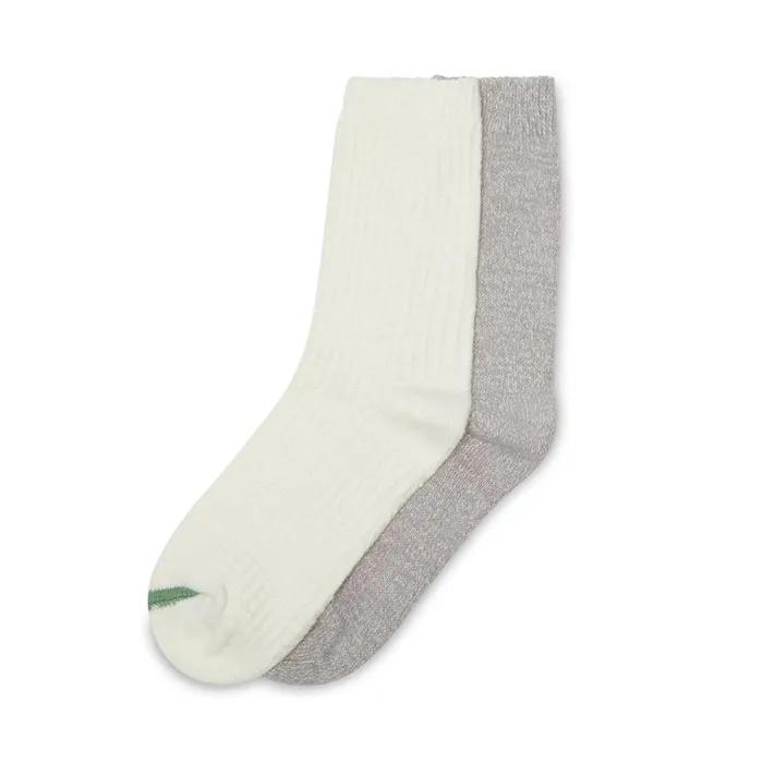 Steve Madden Super Soft Crew White Multi Womens Socks and Tights