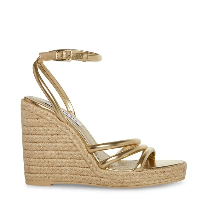 Steve Madden Taylor Gold Womens Sandals