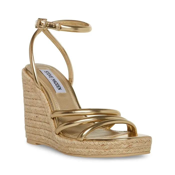 Steve Madden Taylor Gold Womens Sandals
