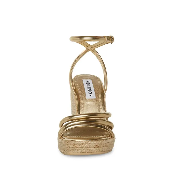 Steve Madden Taylor Gold Womens Sandals