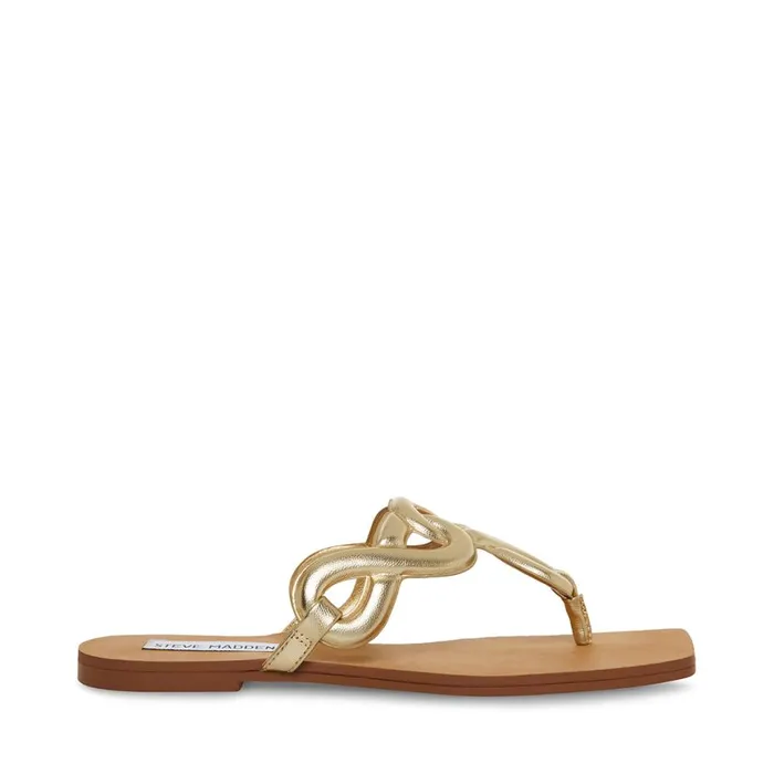 Steve Madden Terri Gold Womens Sandals