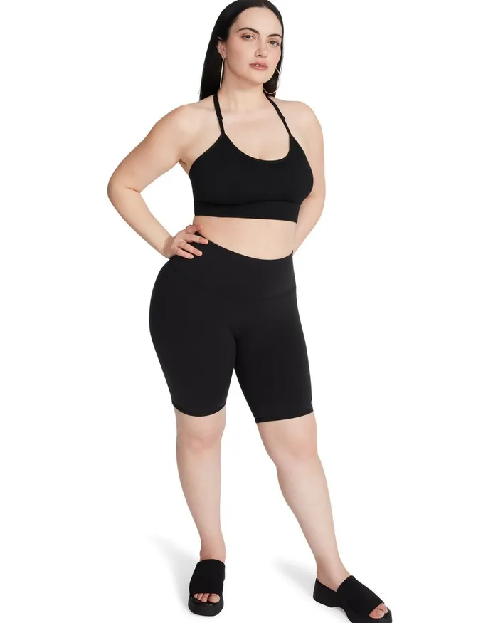 Steve Madden The Ella Mesh Bralette Black Womens Tops and Shirts