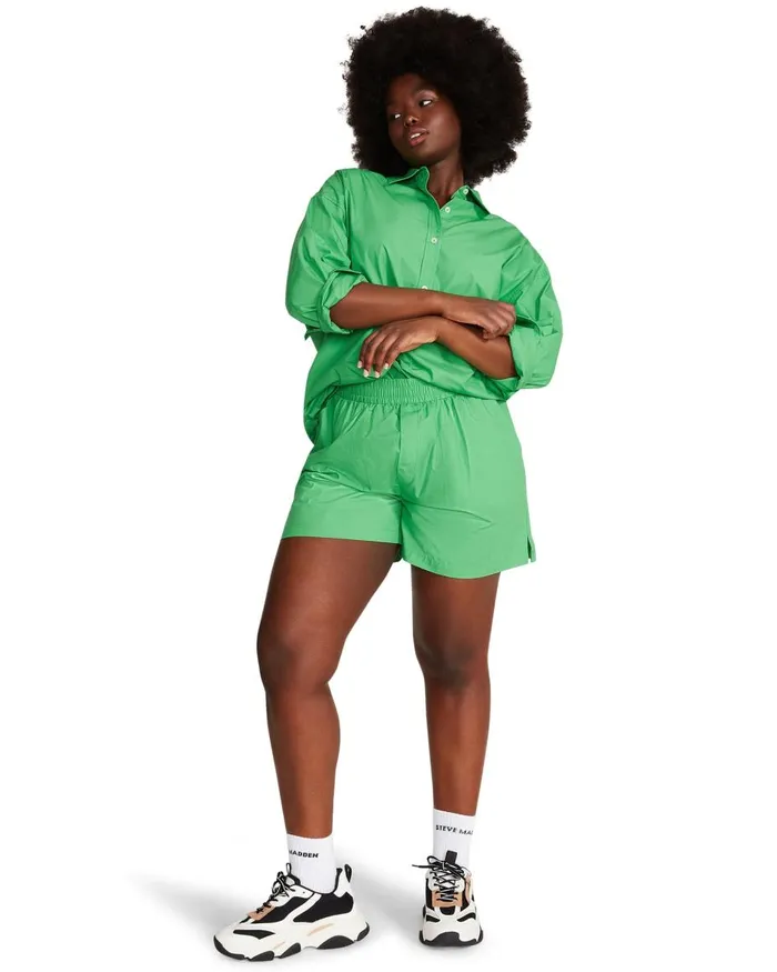 Steve Madden Tish Short Green Womens Bottoms