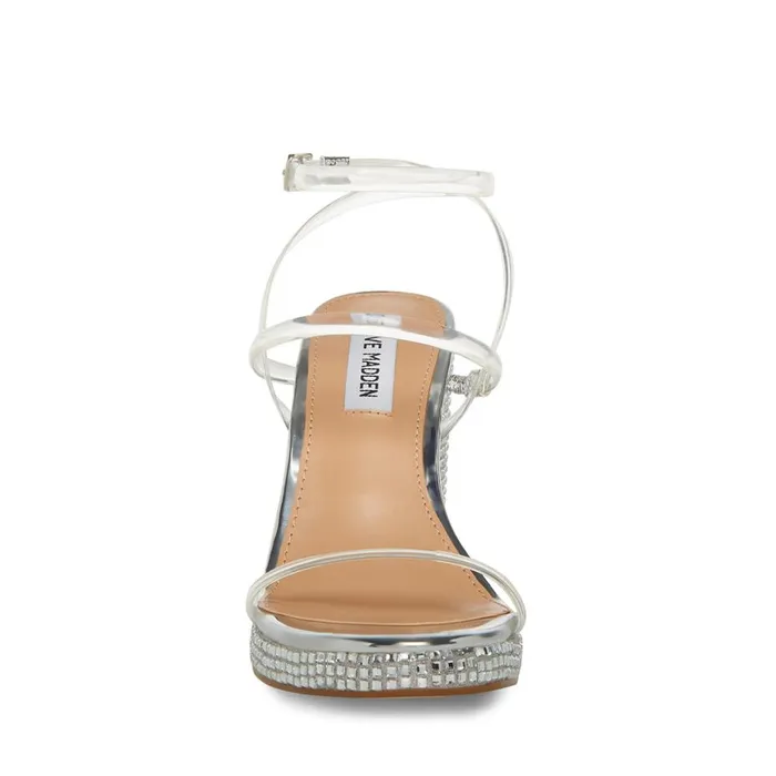 Steve Madden UpsideR Clear Womens Sandals