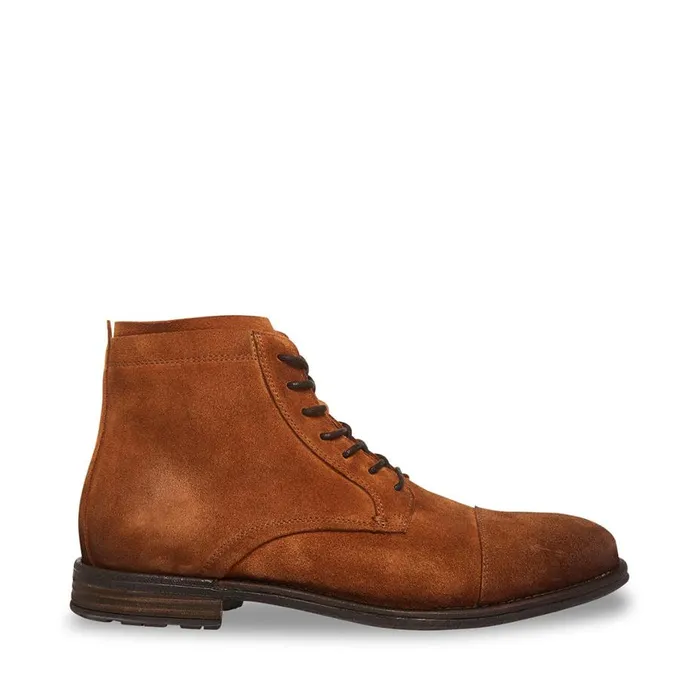 Steve Madden Wells Tan Suede Mens Boots