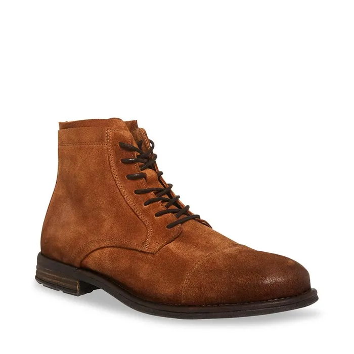 Steve Madden Wells Tan Suede Mens Boots