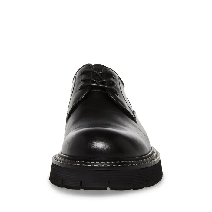 Steve Madden Zylen Black Leather Mens Loafers Steve Madden Zylen Black Leather Mens Loafers