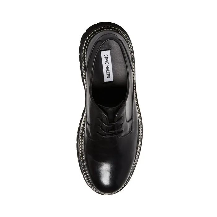 Steve Madden Zylen Black Leather Mens Loafers Steve Madden Zylen Black Leather Mens Loafers