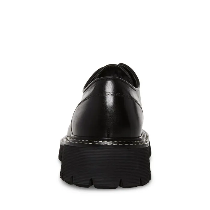 Steve Madden Zylen Black Leather Mens Loafers Steve Madden Zylen Black Leather Mens Loafers