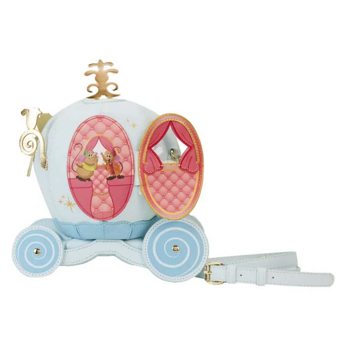 Stitch Shoppe Cinderella Exclusive Pumpkin Carriage Figural Crossbody Bag Unisex Loungefly Crossbody Bags Stitch Shoppe Cinderella Exclusive Pumpkin Carriage Figural Crossbody Bag Unisex Loungefly Crossbody Bags