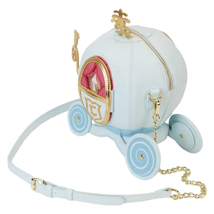 Stitch Shoppe Cinderella Exclusive Pumpkin Carriage Figural Crossbody Bag Unisex Loungefly Crossbody Bags Stitch Shoppe Cinderella Exclusive Pumpkin Carriage Figural Crossbody Bag Unisex Loungefly Crossbody Bags