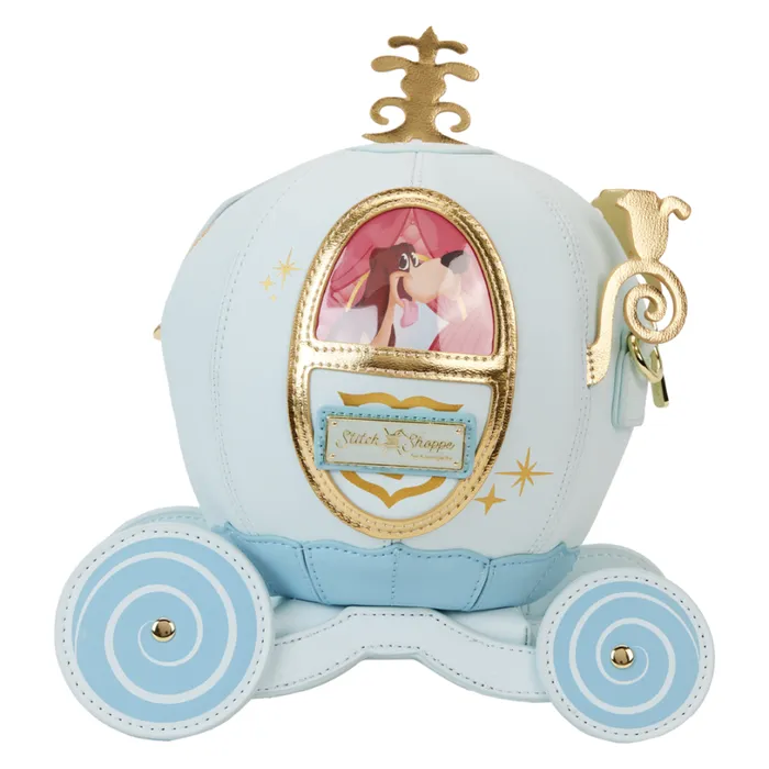 Stitch Shoppe Cinderella Exclusive Pumpkin Carriage Figural Crossbody Bag Unisex Loungefly Crossbody Bags Stitch Shoppe Cinderella Exclusive Pumpkin Carriage Figural Crossbody Bag Unisex Loungefly Crossbody Bags