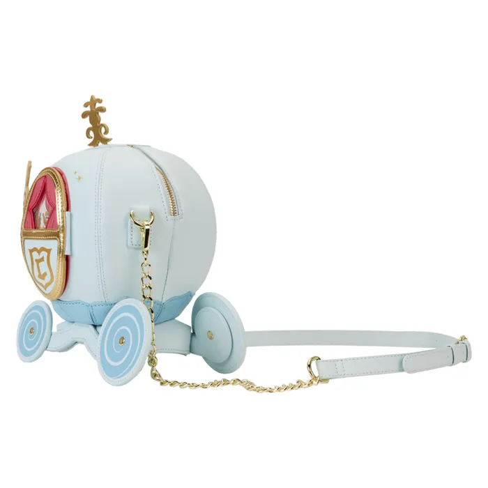 Stitch Shoppe Cinderella Exclusive Pumpkin Carriage Figural Crossbody Bag Unisex Loungefly Crossbody Bags Stitch Shoppe Cinderella Exclusive Pumpkin Carriage Figural Crossbody Bag Unisex Loungefly Crossbody Bags