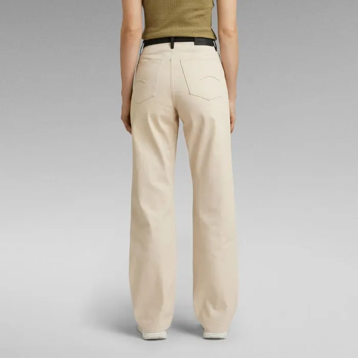 Straight Women GStar RAW Tedie Ultra High Straight PM Jeans Ecru