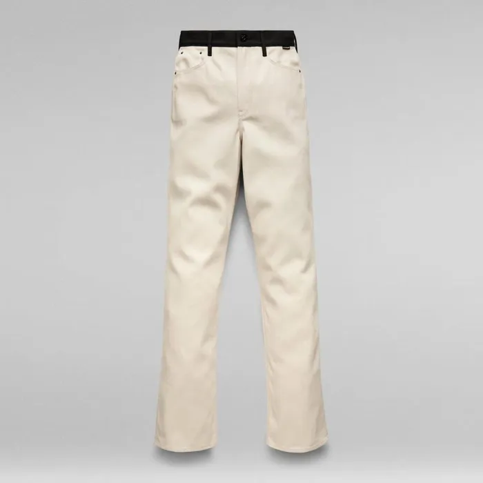 Straight Women GStar RAW Tedie Ultra High Straight PM Jeans Ecru
