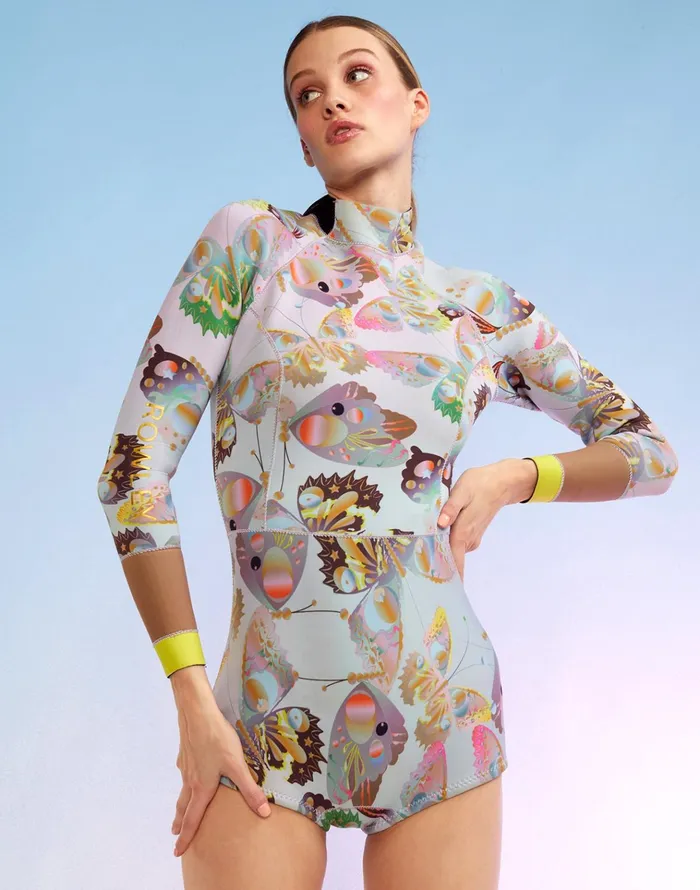 Sunrise Paisley Wetsuit 8211 Blumb Women Cynthia Rowley Surf and Swim