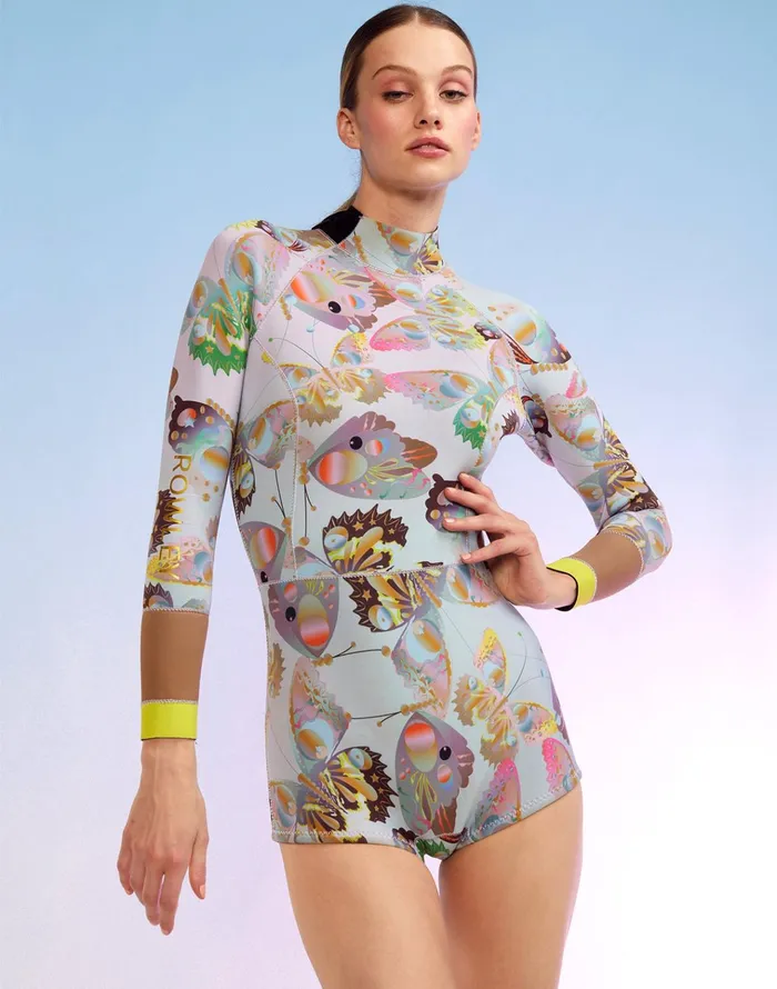 Sunrise Paisley Wetsuit 8211 Blumb Women Cynthia Rowley Surf and Swim
