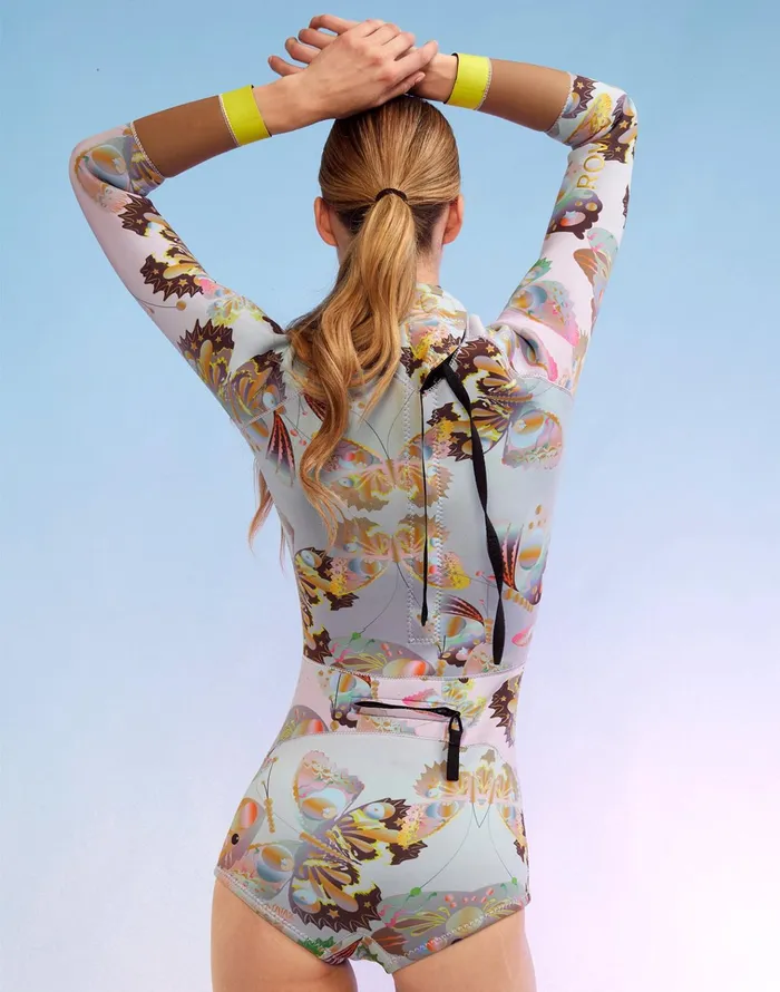 Sunrise Paisley Wetsuit 8211 Blumb Women Cynthia Rowley Surf and Swim