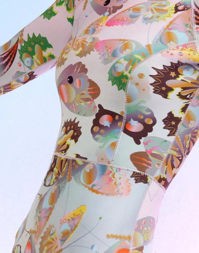 Sunrise Paisley Wetsuit 8211 Blumb Women Cynthia Rowley Surf and Swim