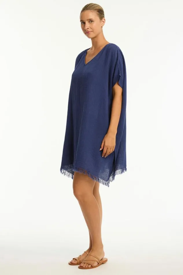 Sunset Kaftan Sunset French Navy Women Sea Level Kaftans