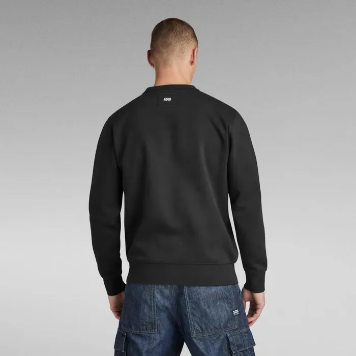 Sweatshirts and Hoodies Men GStar RAW Cargo Sweater Dark Black