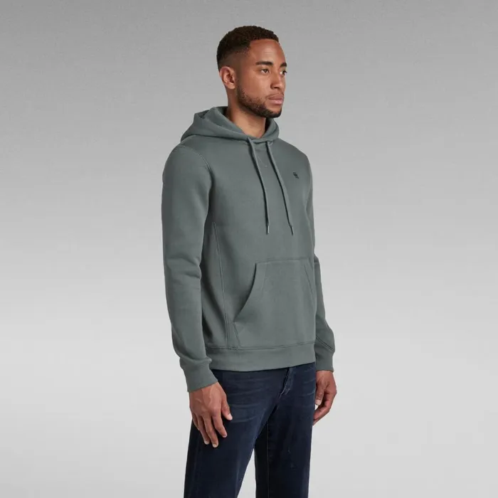 Sweatshirts and Hoodies Men GStar RAW Premium Core Hooded Sweater Graphite