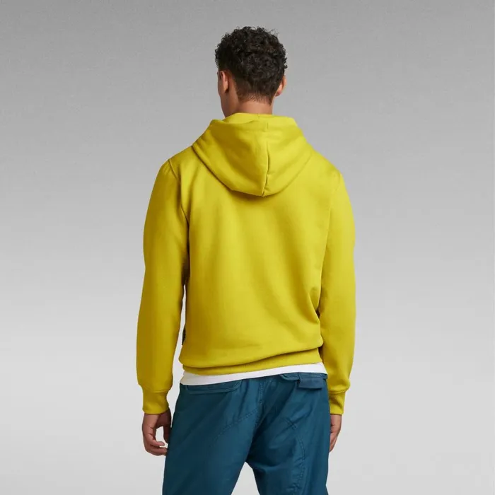 Sweatshirts and Hoodies Men GStar RAW RAW 3D Hooded Sweater Dark Hivis