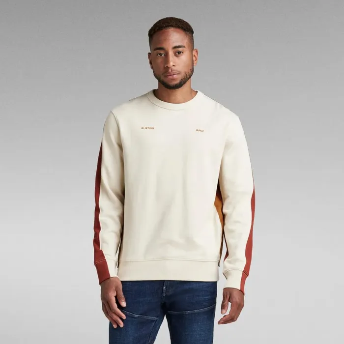 Sweatshirts and Hoodies Men GStar RAW Tape Colorblock Sweater Dark Talcauburn Color Block Sweatshirts and Hoodies Men GStar RAW Tape Colorblock Sweater Dark Talcauburn Color Block