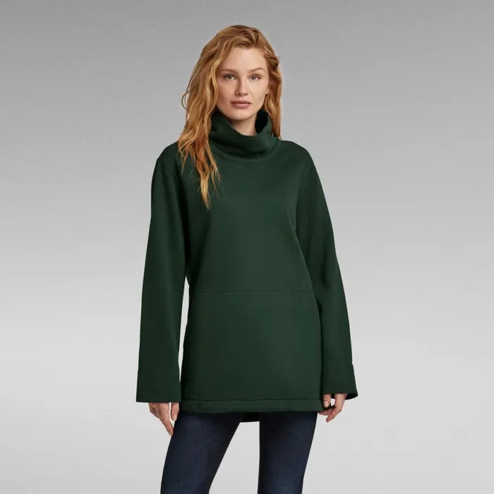 Sweatshirts and Hoodies Women GStar RAW Mock Stencil Gaphic Sweater Laub