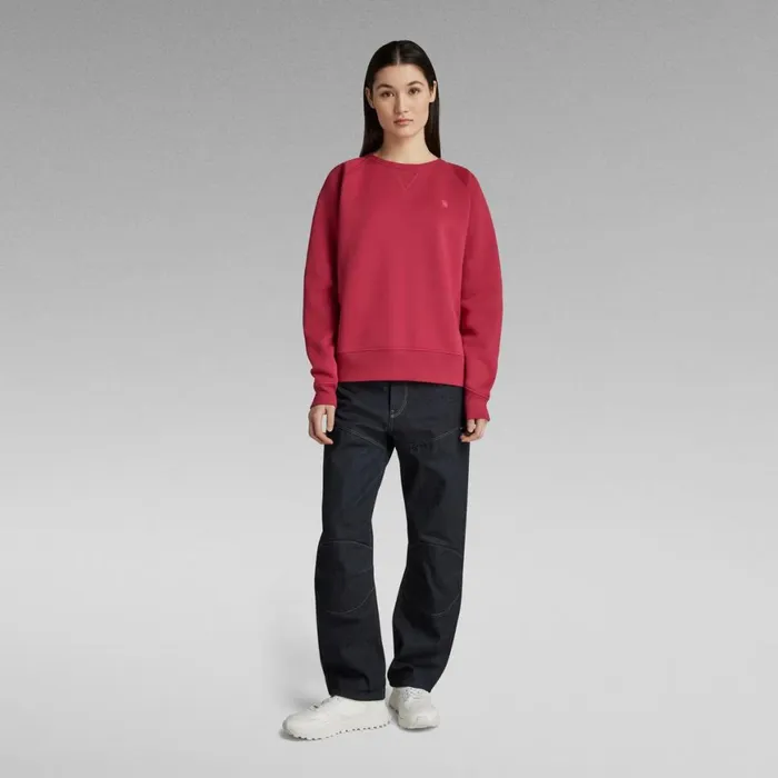 Sweatshirts and Hoodies Women GStar RAW Premium Core 20 Sweater Cerise