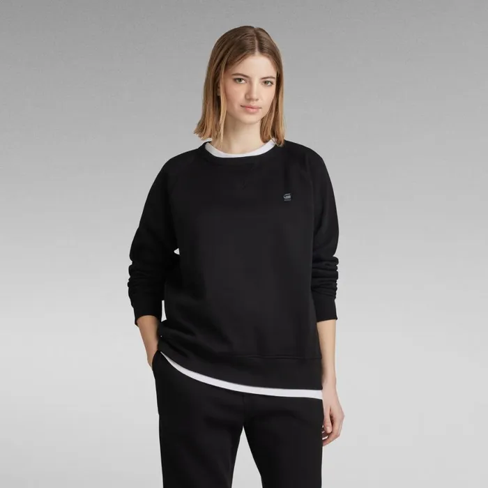 Sweatshirts and Hoodies Women GStar RAW Premium Core 20 Sweater Dark Black