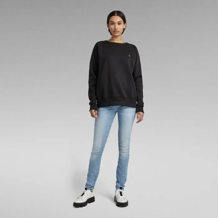 Sweatshirts and Hoodies Women GStar RAW Premium Core 20 Sweater Dark Black