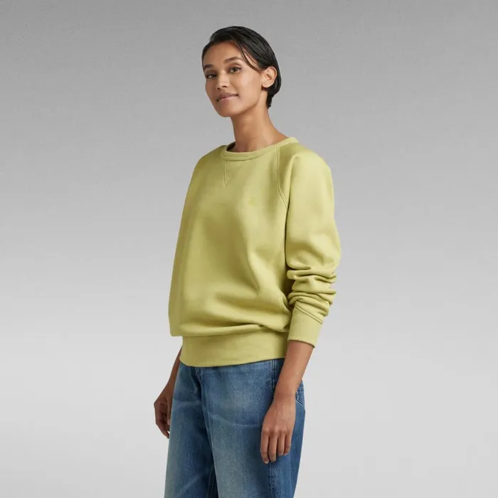 Sweatshirts and Hoodies Women GStar RAW Premium Core 20 Sweater Leek Green