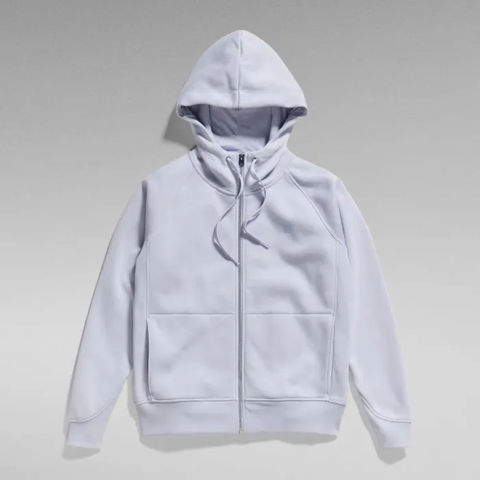 Sweatshirts and Hoodies Women GStar RAW Premium Core 21 Zip Thru Hoodie Icelandic Blue